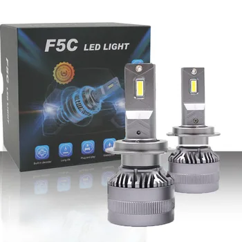 F5C H7 LED Lemputes, LED H7 priekinių žibintų komplektas Rūko žibintai H4, H7, H11 H1 9005 Automobilio LED Lempos, LED Žibintai Lemputės