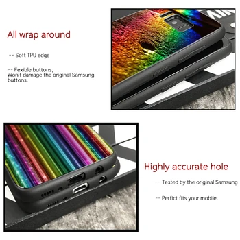 FinderCase Samsung A8 Plius 2018 Atveju Vaivorykštė Akmens, Stiklo gaubtas 