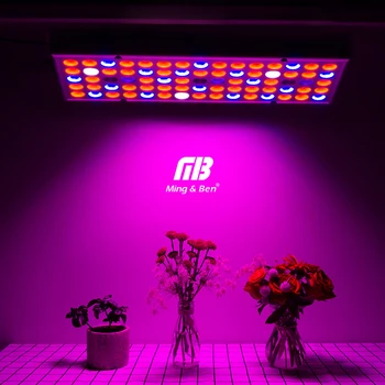 Fitolamp Visą Spektrą 25W 45W LED Grow Light 85-265V UV SPINDULIŲ lempos Skydelis Augalų Auga Šviesos 75 144leds efektą Sukeliančių kambariniai Augalai