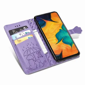 Flip case For Samsung galaxy S9 Plus S20 FE A70 A50 A40 A30 A20 A10 A01 M11 M21 M30S A21S A51 A71 Atveju knyga Odos Piniginės 
