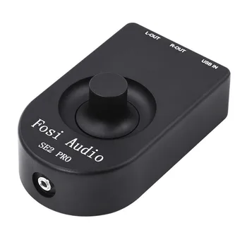 Fosi Audio USB DAC 24-bit/96kHz Digital-to-Analog Converter/Ausinių Stiprintuvą/Stereo-Preamplifier SE2 PRO