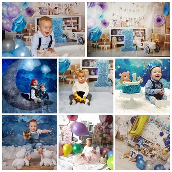 Fotografijos Backdrops Interjero vaikų gimtadienio fono sienos Individualų Fotografijos Fonas fotostudija