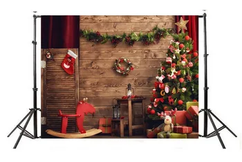 Fotografijos Fonas Kalėdų scenose Išdėstymas Kalėdų Medienos Grūdų Vaikų 3D Studio Fotografijos Fono Medžiaga