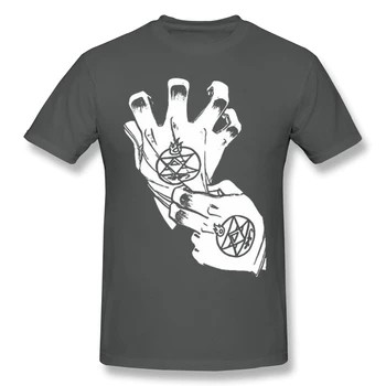 Fullmetal Alchemist - Roy Mustang Pirštinės juodos spalvos Marškinėliai DEATH NOTE homme T-Shirt Tees Grynas Trumpas Rankovės