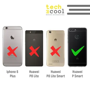 FunnyTech®Silikono Atveju Huawei P Smart l simbolių Tarp mūsų spalvų
