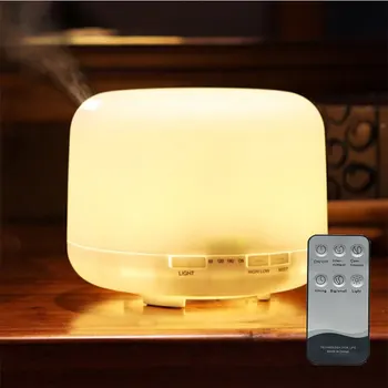 FUNRAYS Ultragarsinis Oro Aromatas Drėkintuvas Su 7 Spalvų Šviesos Elektros Aromaterapinis eterinio Aliejaus Aromatas Nuotolinio Valdymo Bluetooth