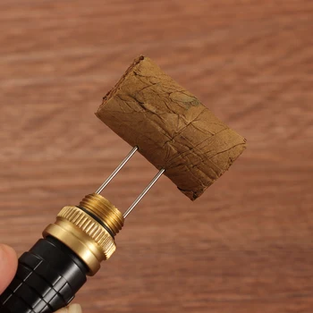 GALINER Nuimamas Cigarų Punch Dvigubo Pjovimo Vadovas Dizainas Gręžimo Cigarų Skylę Cutter Cigarų Adatos Atkreipti Stiprinimo Priemonė, Dovanų Dėžutėje