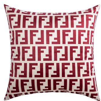 Galvijų spausdinti sofa dekoratyvinė pagalvėlė padengti Kinijos raudonųjų raidžių gyvūnų miegamasis pagalvę padengti aksomo, kieta minkšta kėdės užvalkalas