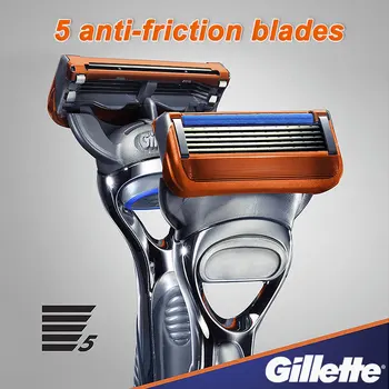 Gillette Fusion 5 Barzdaskutė Skutimosi Mašina, Veido Skustuvas Kasetės Vyrų Rankinio Skustis Atveju Barzda Diskai Shavette