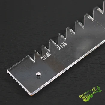 Gitara fingerboard vielos griovelio pjovimo ir padėties akrilo šabloną pelėsių padėties valdovas 21 Produkto 23 produkto manufact
