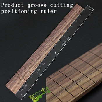 Gitara fingerboard vielos griovelio pjovimo ir padėties akrilo šabloną pelėsių padėties valdovas 21 Produkto 23 produkto manufact