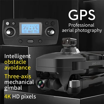 GPS Drone SG906 MAX/PRO/PRO2 Beast 2 3-Ašis Gimbal 4K FPV 5G WIFI, Dual Camera Profesinės 50X Zoom Brushless Quadcopter VS F11