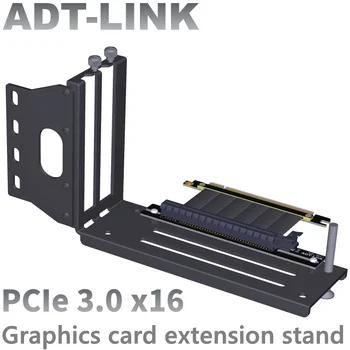 Grafika Kortelės Vertikalus Laikiklis PCIe 3.0 x16 grafika vaizdo plokštė su PCIe 3.0 x16 išplėtimo lizdo kabelio ATX PC-Byla