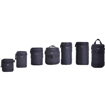Greitas pristatymas Nauja Lowepro Lens Case Bag vandeniui nuotraukų dėklas Standartinio Priartinimo Objektyvas Juoda
