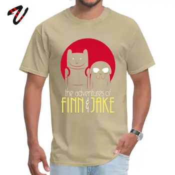 Grobis Vyrų T-shirt Nuotykius Suomis Ir Jake T Shirts Hip-Hop Nuotykių Laikas Viršūnes Tees Užsakymą Bendrovės Aukštos Kokybės Medvilnės Marškinėlius