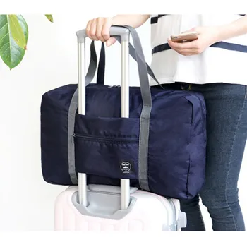 Grynos spalvos kelioninis krepšys gali nusimesti lagaminą ir pakuotės didelės rankinės