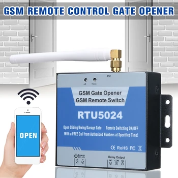 GSM Vartų Atidarymo Naudotis Nuotolinio Valdymo Sistema Nemokamai Skambinti Namo Signalizacijos Sistemos, Apsaugos Mechaninė Durų Atidarytuvas RTU5024
