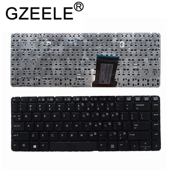 GZEELE Naujas lietuvių US Klaviatūra HP ProBook 430 G1 klaviatūra, juoda