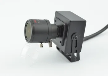 H. 265/H. 264 1080P SONY IMX307 mini IP vaizdo Kamera ONVIF 2.8-12mm vadovas varifocal priartinimo objektyvas Plug and Play) Su laikikliu.
