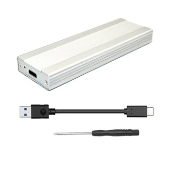 H1111Z NVME SSD Talpyklos PCI-E 2 M. į USB 3.1 Tipas-C Adapter USB C 10Gbps RTL9210 M2 Klavišą M PCIE Kietojo disko Disko Išorinio Langelį M2