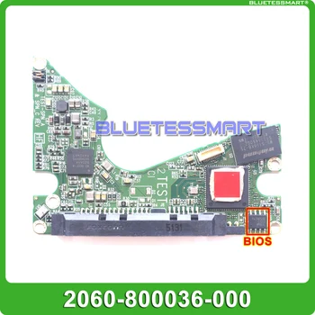 HDD PCB logika valdybos spausdintinių plokščių 2060-800036-000 REV P1 (WD kietąjį diską, remontas, duomenų atstatymas su SATA sąsaja