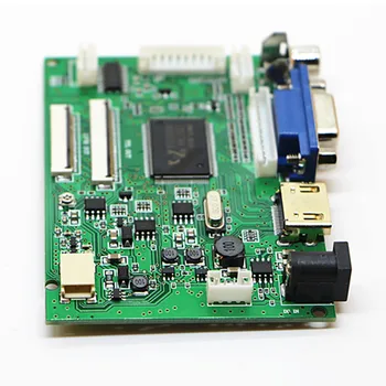 HDMI+VGA+ 2AV+Audio 40pin 50pin LCD Vairuotojo Valdiklio plokštės Rinkinys Skydelis CLAA070ND02/EJ070NA02/AT070TNA2 V. 1 1024*600