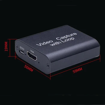 HDMI Video Capture Card Ekrano Įrašyti 1080P USB 2.0 Žaidimas Live Transliacijos Prietaiso H-geriausia