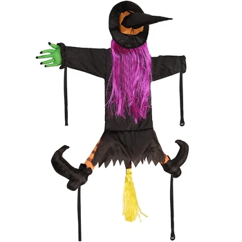 Helovinas Ragana Apdailos Scenos Išdėstymas Rekvizitai Ragana Lėlės Medžio Laipiojimo Dvasios 71X31CM