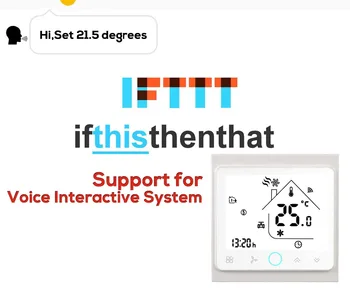 HESSWAY WIFI Mobile APP Nuotoliniu būdu Kontroliuoja Namuose Temperatūros Kontrolės Termostatas Jungiklis Ventiliatorius Ritė Šilumos Cool
