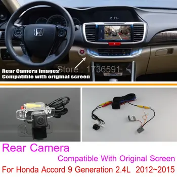 Honda Accord 9 Kartos 2.4 L 2012 m. iki M. RCA & Pradinį Ekraną, Suderinamą / Galinio vaizdo Kameros Rinkiniai / Atgal Iki Atvirkštinio vaizdo Kamera