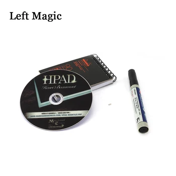 HPad Pagal Henri Beaumont (DVD Su Gudrybė ) triukui A7 Sąsiuvinis Magija Rekvizitai Arti Gatvės Etape Magija Mentalism