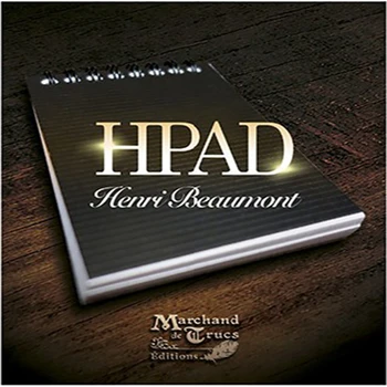 HPad Pagal Henri Beaumont (DVD Su Gudrybė ) triukui A7 Sąsiuvinis Magija Rekvizitai Arti Gatvės Etape Magija Mentalism