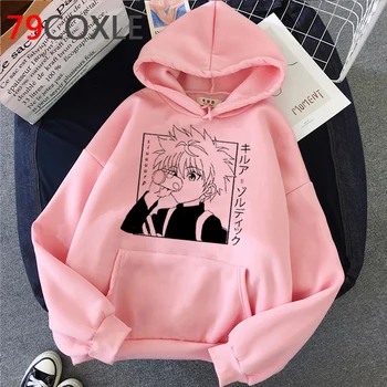 Hunter x Hunter Killua Hisoka hoodies vyrų anime hip-hop Negabaritinių vyrų drabužiai Ulzzang