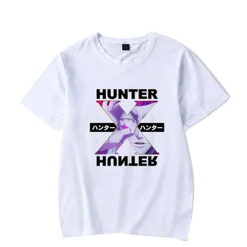 Hunter X Hunter Mens Moteriški Marškinėliai GON FREECSS Cosplay T-shirt Naujų Anime Kurapika Marškinėliai Mados Killua Zoldyck Tees