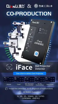 IFace Veido Dot Matrix Testeris Face ID Remonto Testeriai iPhone X/XS/Xr/Xsmax/11Pro Max iPAD A12 Viena spustelėkite Aptikti Dot Projektorius