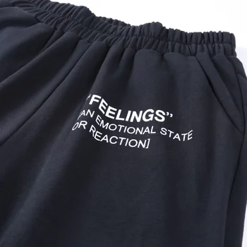 InstaHot atsitiktinis moterų sweatpant medvilnės laiškas spausdinti vasaros elstic aukšto liemens kelnės cargo kelnės 2020 sporto streetwear kelnės