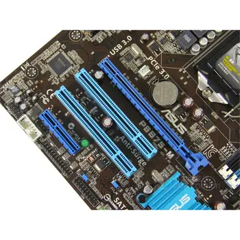 Intel B75 Originalus ASUS P8B75-M pagrindinė Plokštė Socket LGA 1155 Micro ATX SATA III 4 x DDR3 32GB P8B75M/BSB P8B75-M/BSB Panaudota