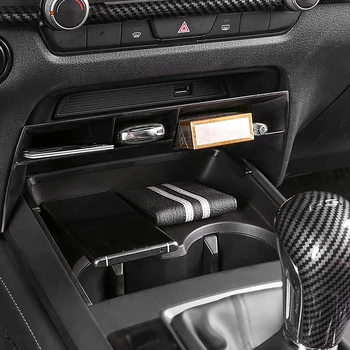 Interjero Sukrovimas Valymas už Mazda CX30 CX-30 2020 Centrinės Konsolės Laikymo Dėžutė Surinkimo ABS