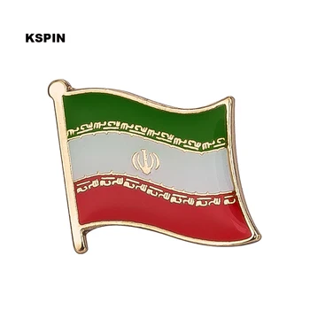 Irano vėliava pin atlapas pin ženklelis 10vnt daug Sagė Piktogramos KS-0203