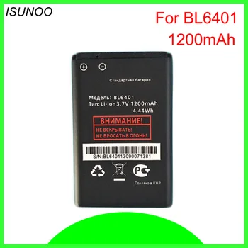 ISUNOO 1800mAh BL6401 baterija Skristi BL6401 ezzy1 ezzy2 ezzy4 ds115 Telefono baterija