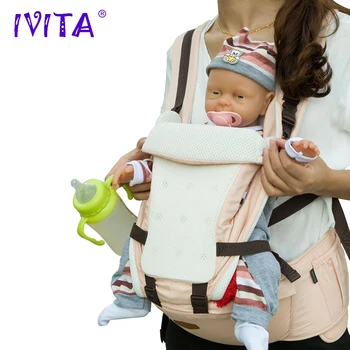 IVITA WG1502 Silikono Mergina Akis Opend Gali Mano Žindukas Į Burną Reborn Baby Doll Realisting Gyvas Dirbtinis Žaislas Vaikams
