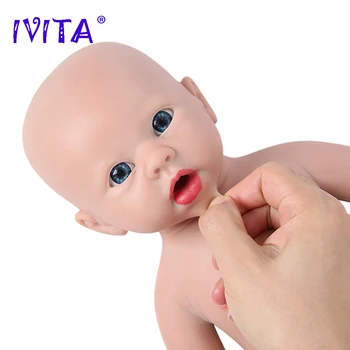 IVITA WG1519 48cm 3700g Realus Silikono Reborn Baby Lėlės Naujagimiui Tikroviška Odos Minkštas Ankstyvojo Lavinimo Žaislas Vaikams