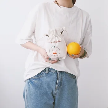 Japonija Mini Naujas Mažas Kibiras Krepšiai Originalus Laukinių Įstrižainės Reguliuojamas Brūkšnys Mobilųjį Telefoną Rankinėje Drobė Maišelis