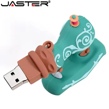 JASTER Animacinių filmų cartive Siuvimo mašina 64GB mielas pingvinas USB Flash Drive 4GB 8GB 16GB 32GB Pendrive USB 2.0 Usb stick
