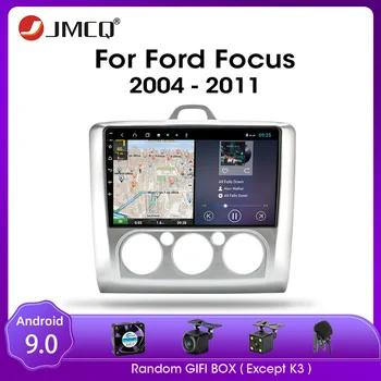 JMCQ Android 9.0 Automobilio Radijo Ford Focus Exi MT AT 2004-2011 Multimedia Vaizdo Grotuvas, 2 Din 4+64G RDS GPS Navigaion Padalinti Ekraną