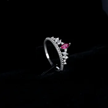JoyceJelly madinga sidabro 925 papuošalai žiedas moterims ruby perlas brangakmenio su bowknot projekto atidarymo žiedas moterims žiedas didmeninės