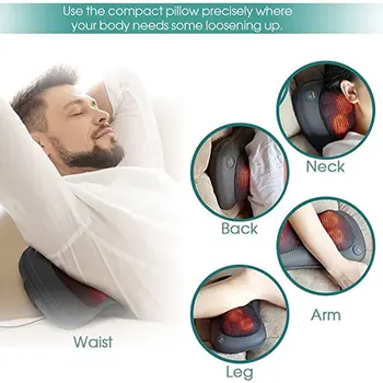 Juosmens slankstelio vidurį, taip pat masažo pagalvėlė stuburo massager gimdos kaklelio massager lengva massager už pečių ir juosmens, namų biuro automobilių naudojimo