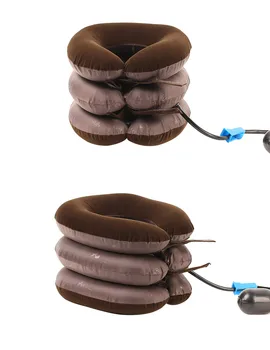 Kaklo tempimo aparatas kaklo ruožas fiksuotą paramą, trijų sluoksnių, iš pripučiamos kaklo TuoHu kaklo, kaklo masažas priežiūra