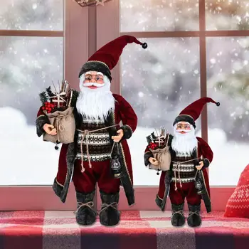 Kalėdų Didelis Santa Claus Lėlės, Papuošalai Nuolatinis Santa Statulėlės Lėlės Medžio Pakabukas Kalėdų Namų Puošybai Vaikų Dovanų