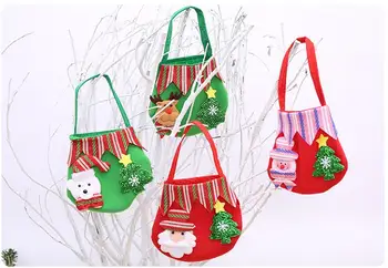 Kalėdų Dovaną-Saldainių Maišelį, Kalėdų Senelis, senis besmegenis Linksmų Kalėdų Saldainių Krepšiai Kalėdų Dekoro Naujųjų Metų produktų laikymo krepšiai